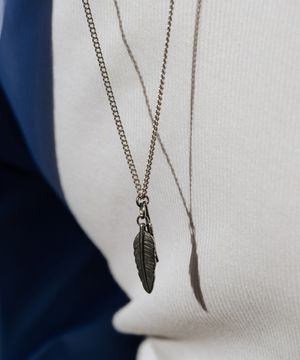 SBM004 Double Feather Necklace