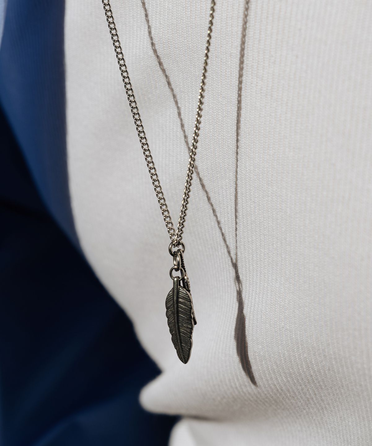 스칼렛또블랙(SCALETTOBLACK) SBM004 Double Feather Necklace