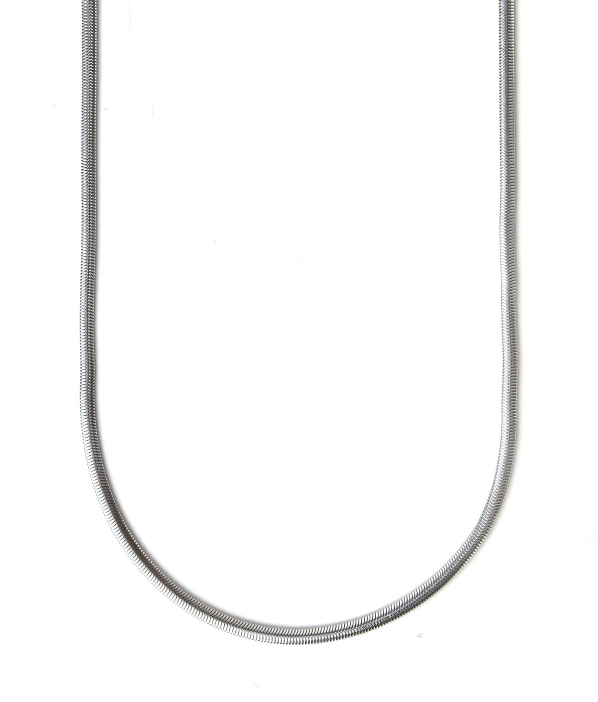 스칼렛또블랙(SCALETTOBLACK) SBM003 Steel snake chain Necklace