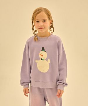 스노우맨 워싱 스웻_퍼플