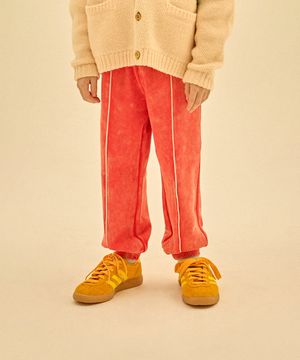 젤리멜로 라인 라운지팬츠_레드