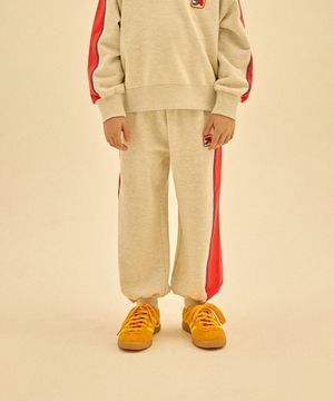 젤리멜로 밴딩 팬츠_오트밀