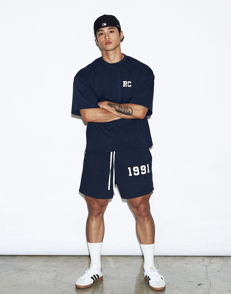 (Rugby Campaign) 1991 헤비웨이트 스웻쇼츠 (예일네이비)