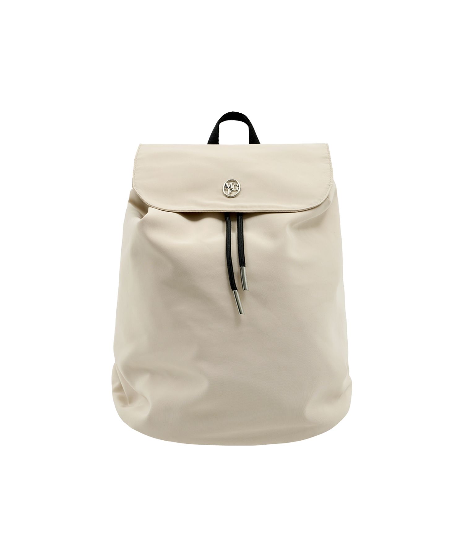 MUSINSA | MARITHÉ CIRCLE LOGO BACKPACK light beige