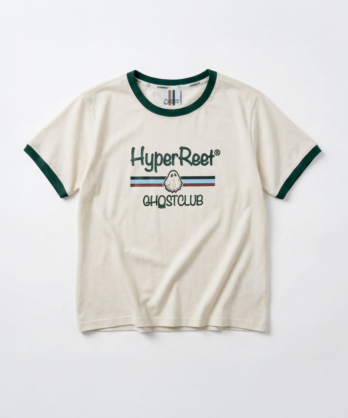 하이퍼리트(HYPERREET) 쿨코튼 링거 반팔티 [버터]_HF2TS070