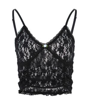 ROSE SLEEVELESS IN BLACK (레이스 나시)