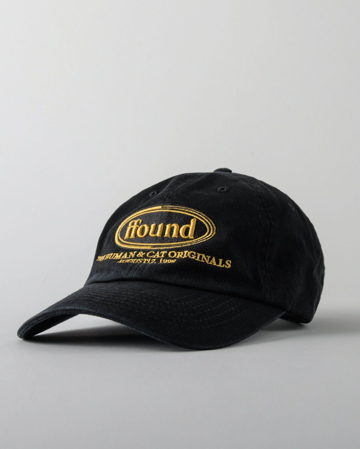 ☆HUMAN N CAT☆ Pound2 Washed Vintage Ball Cap Black FFOUND2 MUSINSA | HUMAN N CAT Pound2 Washed Vintage Ball Cap [Black]