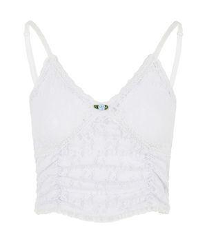 ROSE SLEEVELESS IN WHITE (레이스 나시)