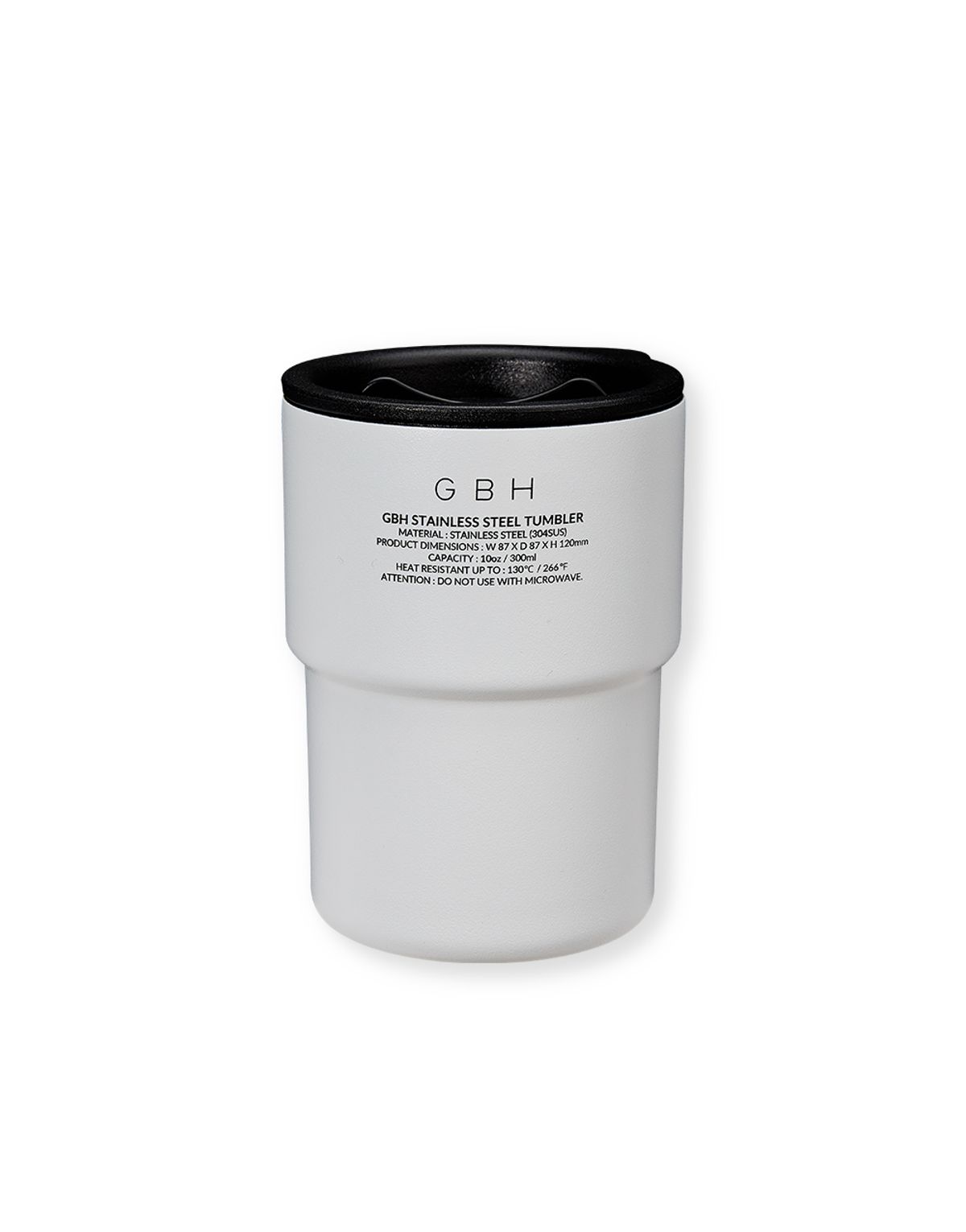지비에이치 홈(GBH HOME) STAINLESS STEEL TUMBLER WHITE 텀블러