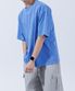 헤비듀티 피그먼트 오버핏 반팔 티셔츠 더스티블루