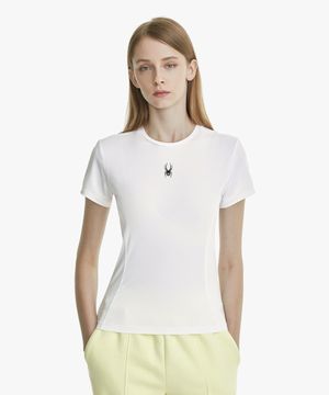 여성 트레이닝 슬림핏 티셔츠 SPGFCNRS251WWHT