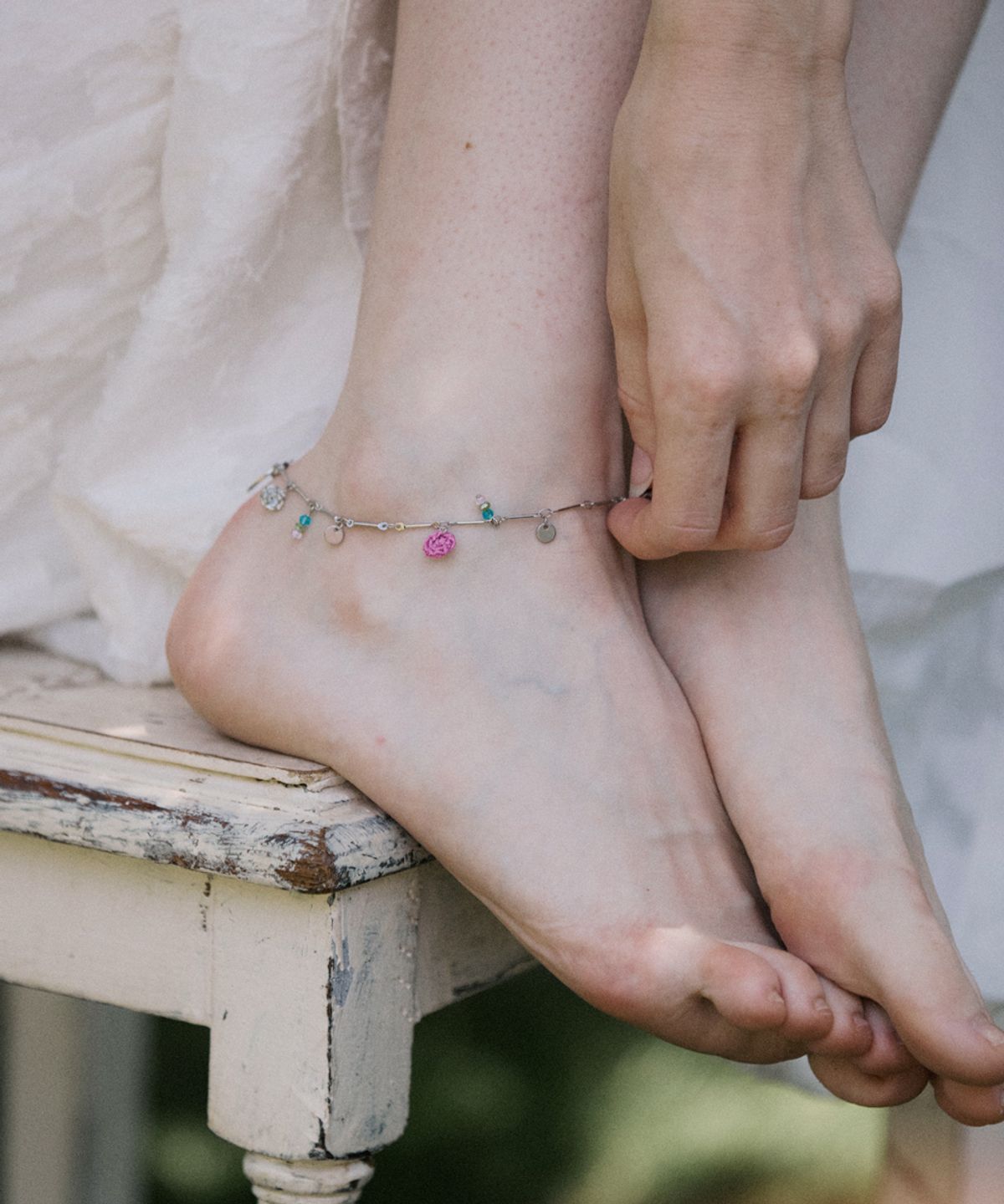 메리모티브(MERRYMOTIVE) Fragrant summer garden surgical anklet
