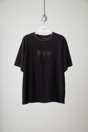 VTG Cartoon Heart Tee Washed Black
