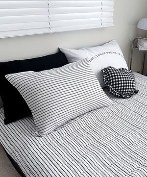 엘레노 스트라이프 시어서커 패드 2colors (SS/Q)