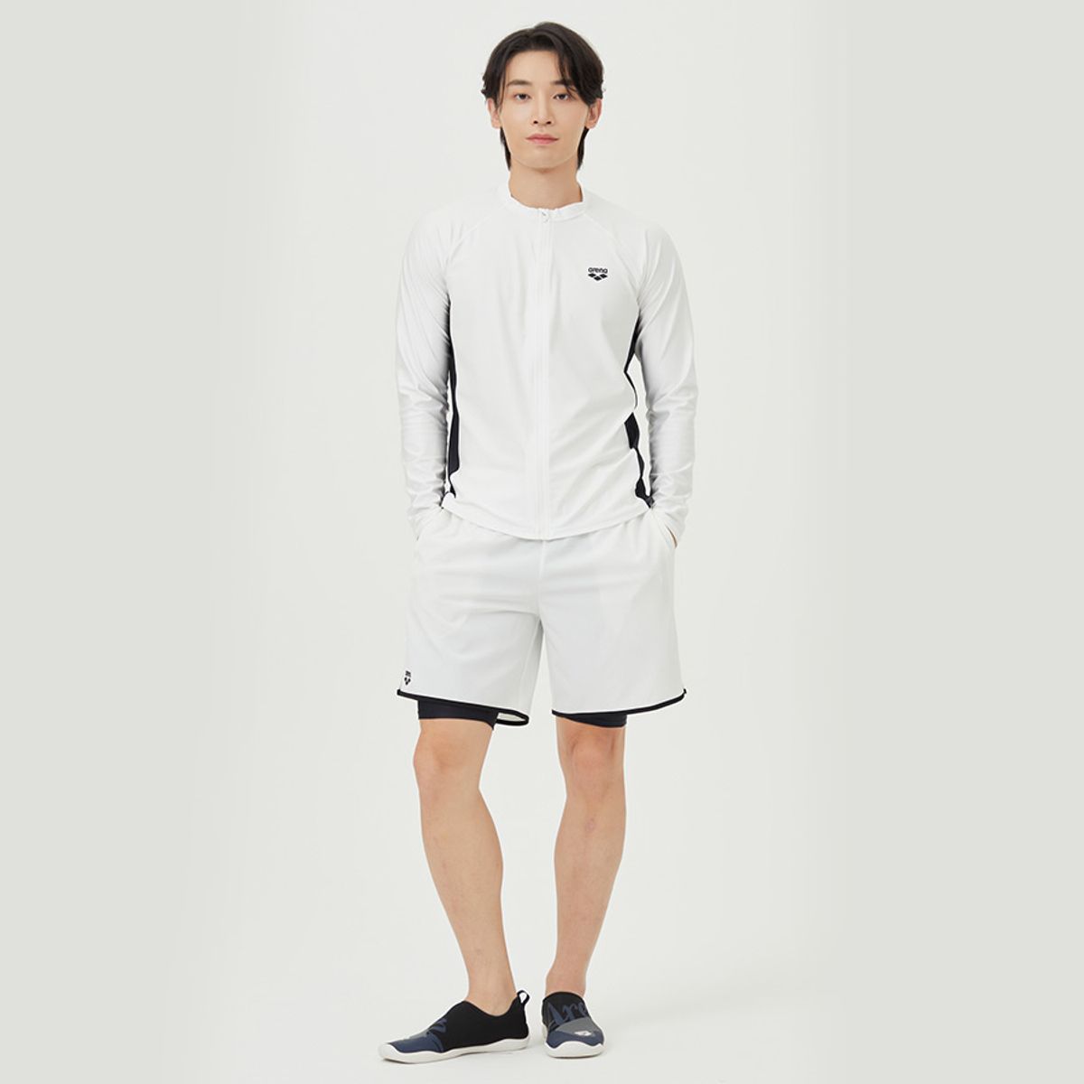 아레나(ARENA) 엑티브 4부 레저 팬츠 A4BM1WP43WHT
