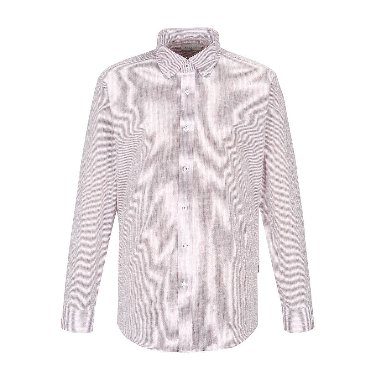 페라로 밀라노(FERRAROMILANO) 마이크로 세로 스트라이프 셔츠 핑크 (AMSEWS10171)
