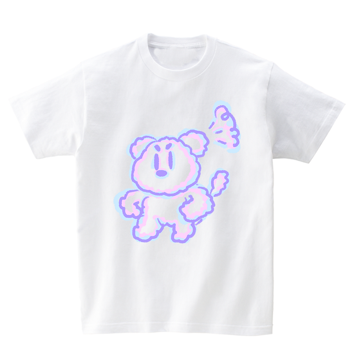 어썸어스(AWESOMEUS) VERY ANGRY BEAR T-SHIRTS_4COLOR