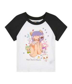 YB X Oliwa Raglan T-shirt_WHITE