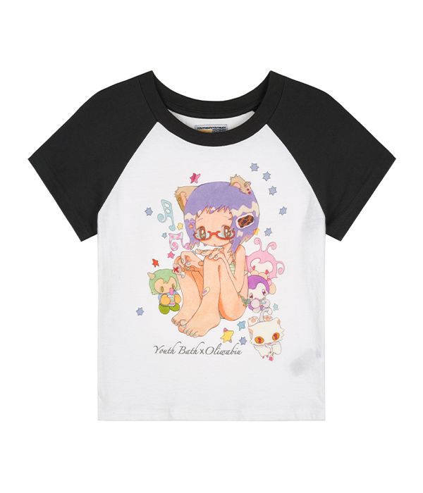 Sublimation Toddler Raglan T-Shirts - Baseball 3/4 Sleeve Tees