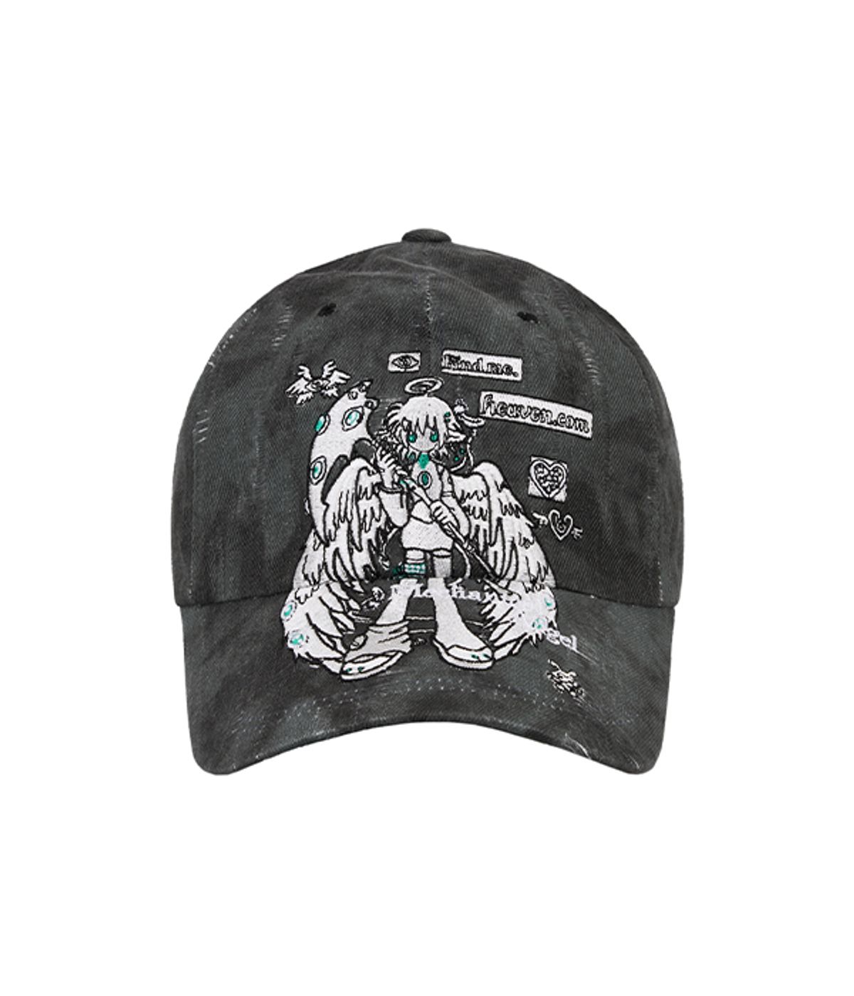 유쓰배쓰(YOUTHBATH) YB X Oliwa Ball Cap_CHARCOAL