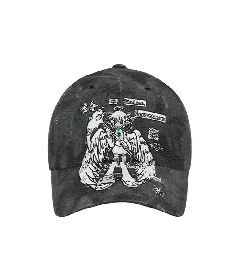 YB X Oliwa Ball Cap_CHARCOAL