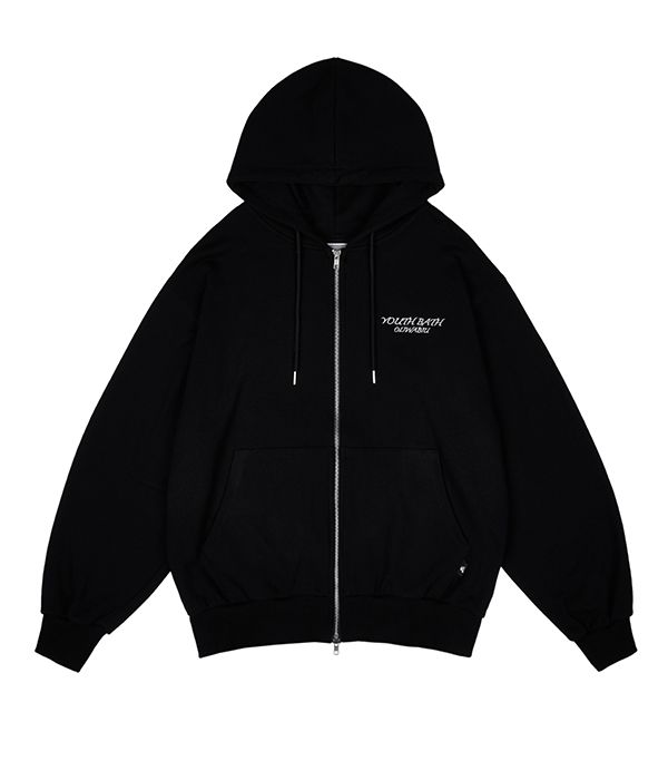 YOUTHBATH★韓国★男女兼用★YB X Oliwa Over-fit Hooded Zip-Up MUSINSA | YOUTHBATH YB x Oliwa Over-fit Hooded Zip-Up_BLACK