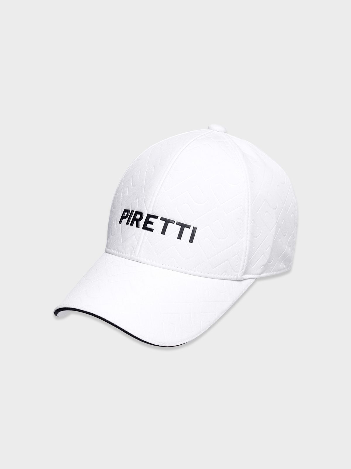 피레티(PIRETTI) P그램 불박 패턴 캡_White