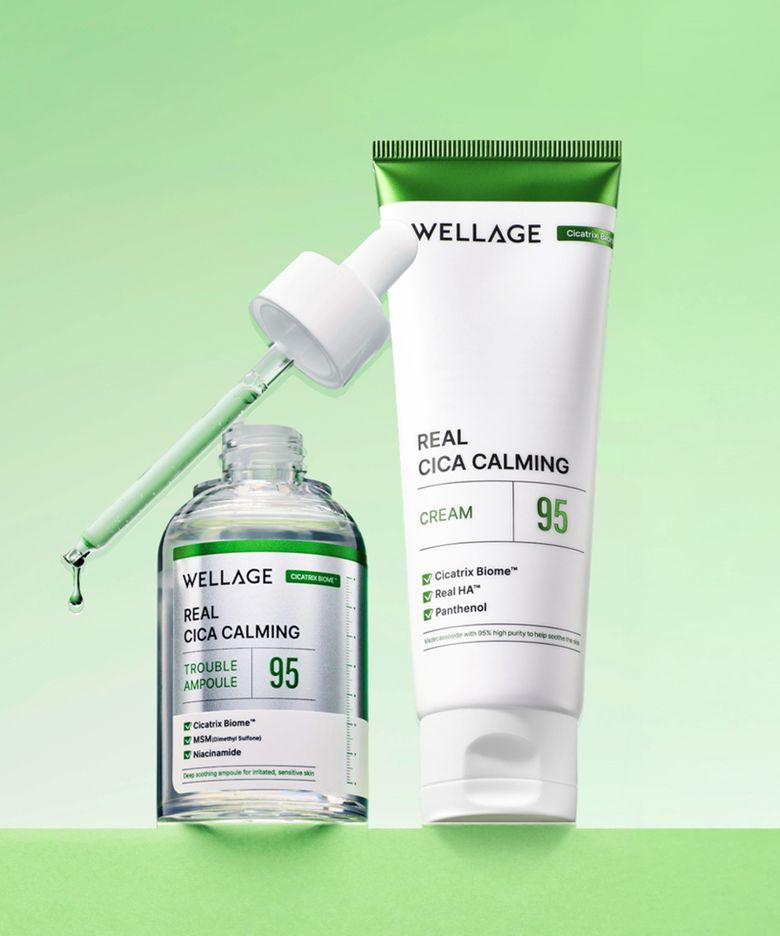 [2종세트] 리얼 시카 카밍 트러블 앰플 50ml+크림 50ml