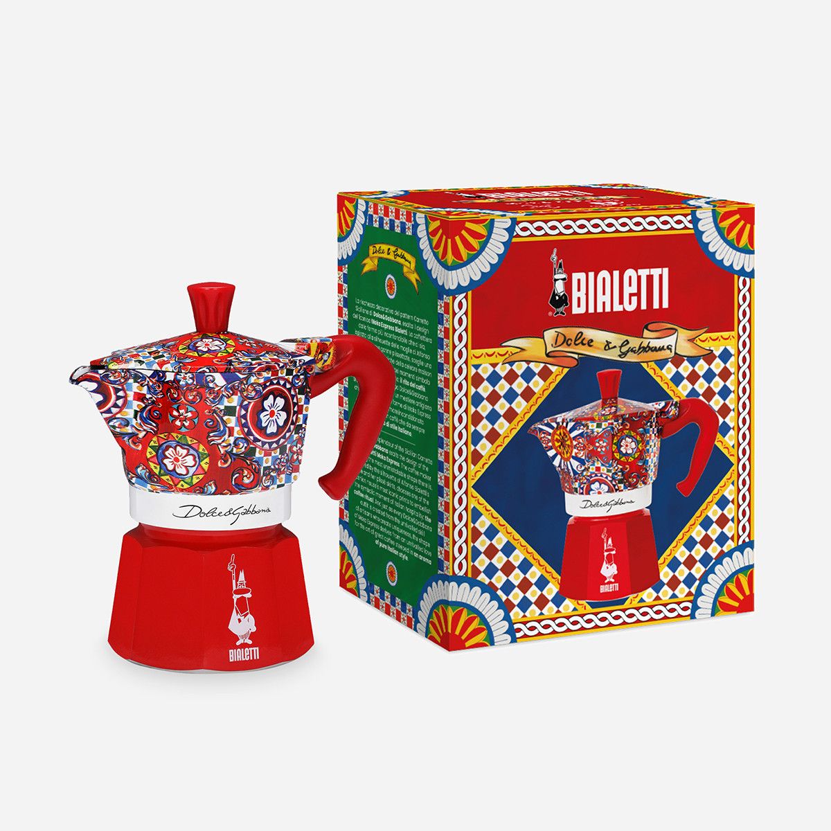 비알레띠(BIALETTI) 모카포트 돌체앤가바나 시칠리안 3컵