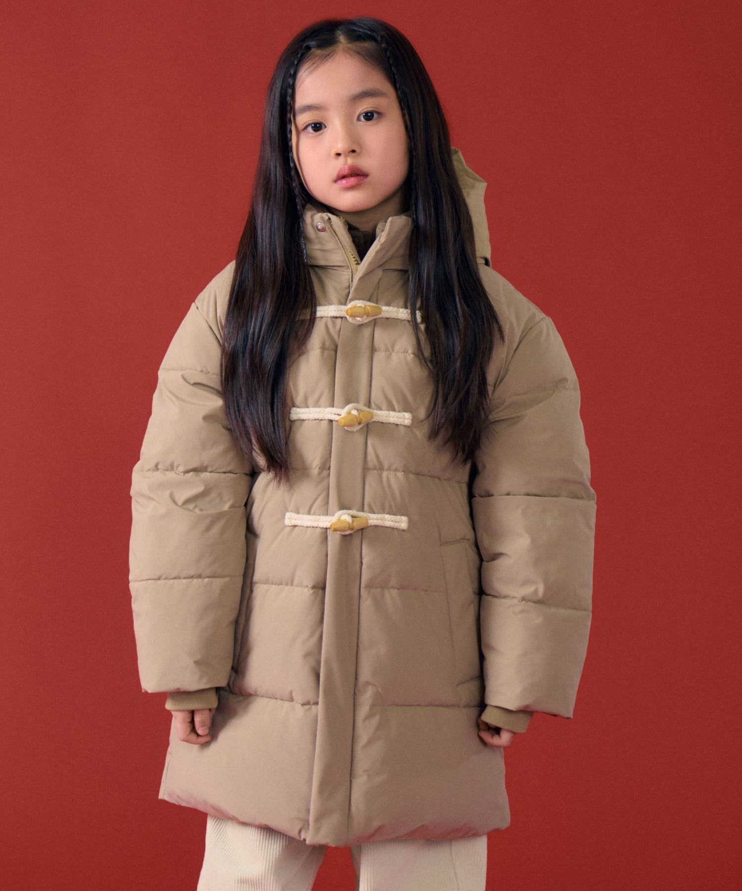 MUSINSA公式 | MUSINSA STANDARD KIDS フードパーカー ダッフルダウン 
