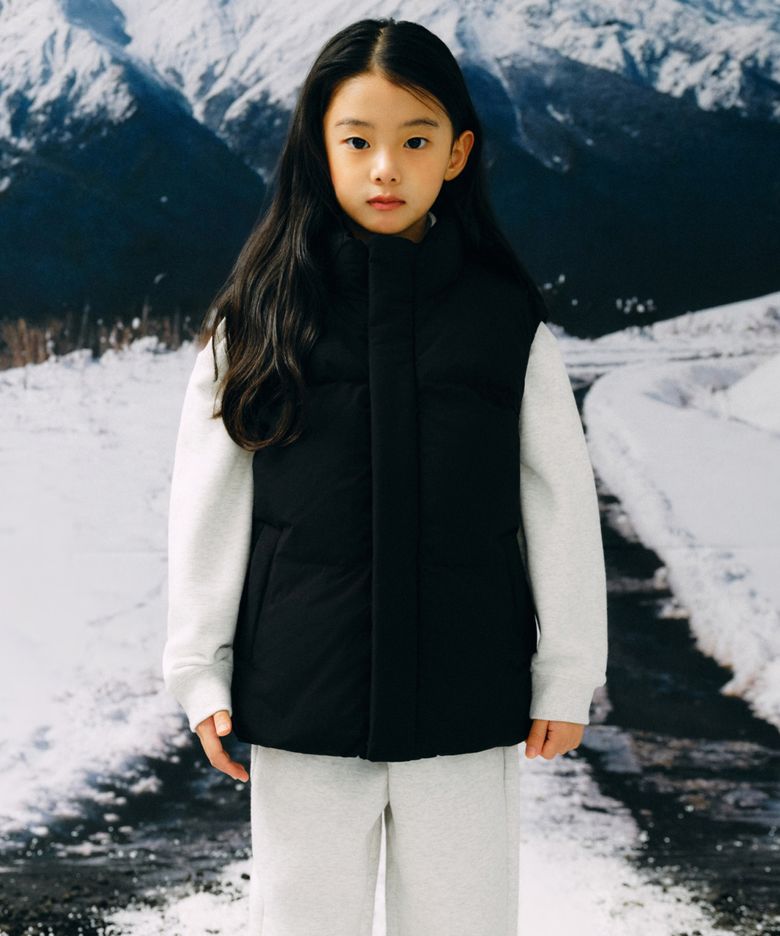 데일리 푸퍼 패딩 베스트 [블랙]