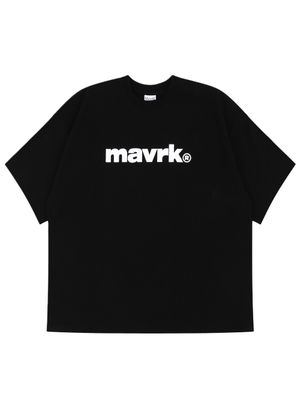 M 로고 오버핏 반팔 티셔츠 [블랙]