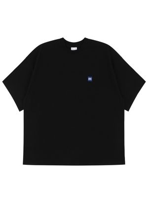 블루칩 오버핏 반팔 티셔츠 [블랙]