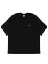 블루칩 오버핏 반팔 티셔츠 [블랙]