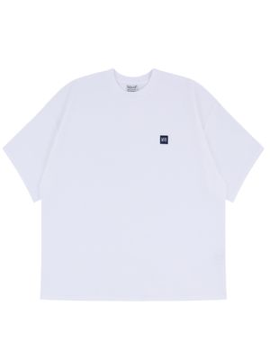 블루칩 오버핏 반팔 티셔츠 [화이트]