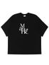 MTP 로고 오버핏 반팔 티셔츠 [블랙]