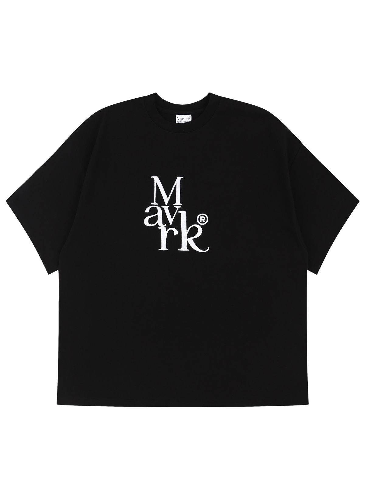 매버릭(MAVRK) MTP 로고 오버핏 반팔 티셔츠 [블랙]