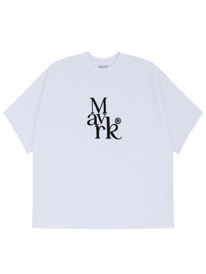 MTP 로고 오버핏 반팔 티셔츠 [화이트]