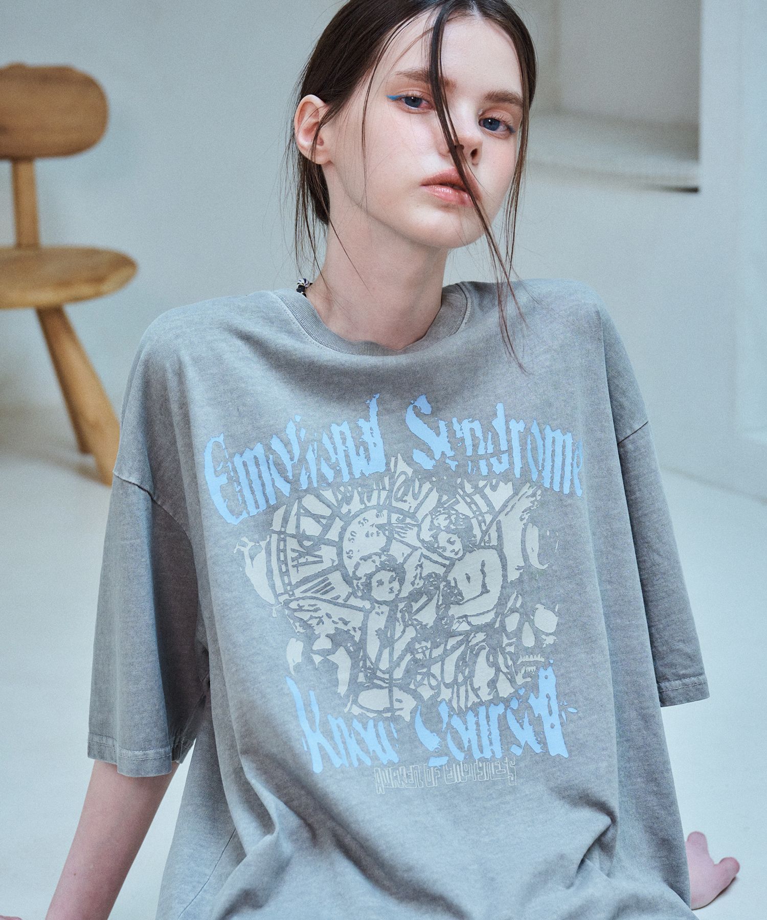 【CPGN STUDIO】24SS★ Emotional Angel Pigment Short Sleeve T MUSINSA | CPGN STUDIO Emotional Angel Pigment Short Sleeve