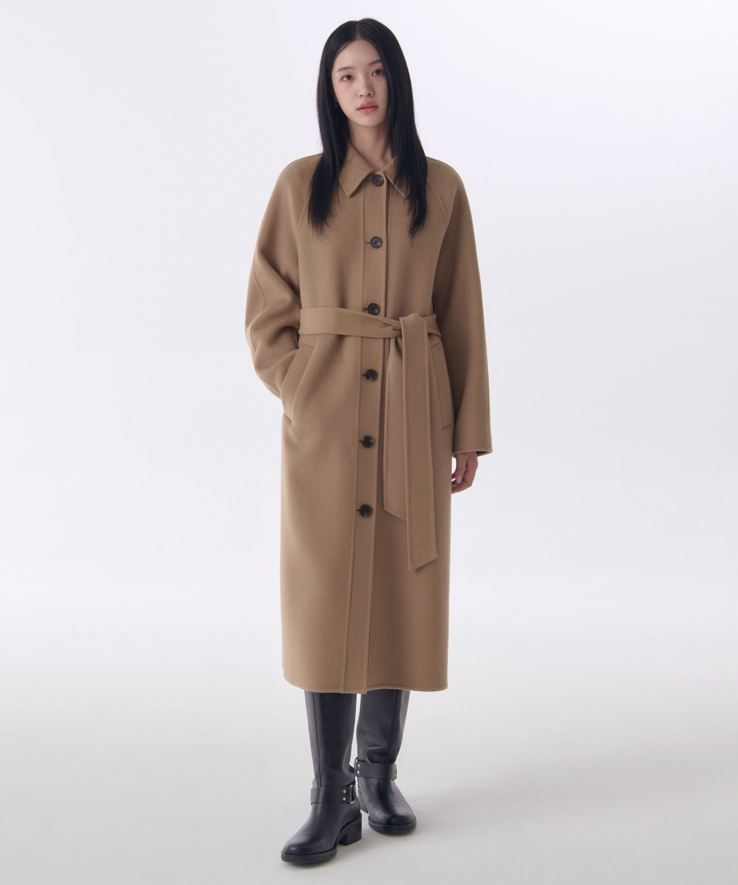 コート MUSINSA STANDARD Women's Cashmere Blend Handmade Balmacan Ro MUSINSA | MUSINSA STANDARD WOMAN Women's Cashmere Blend