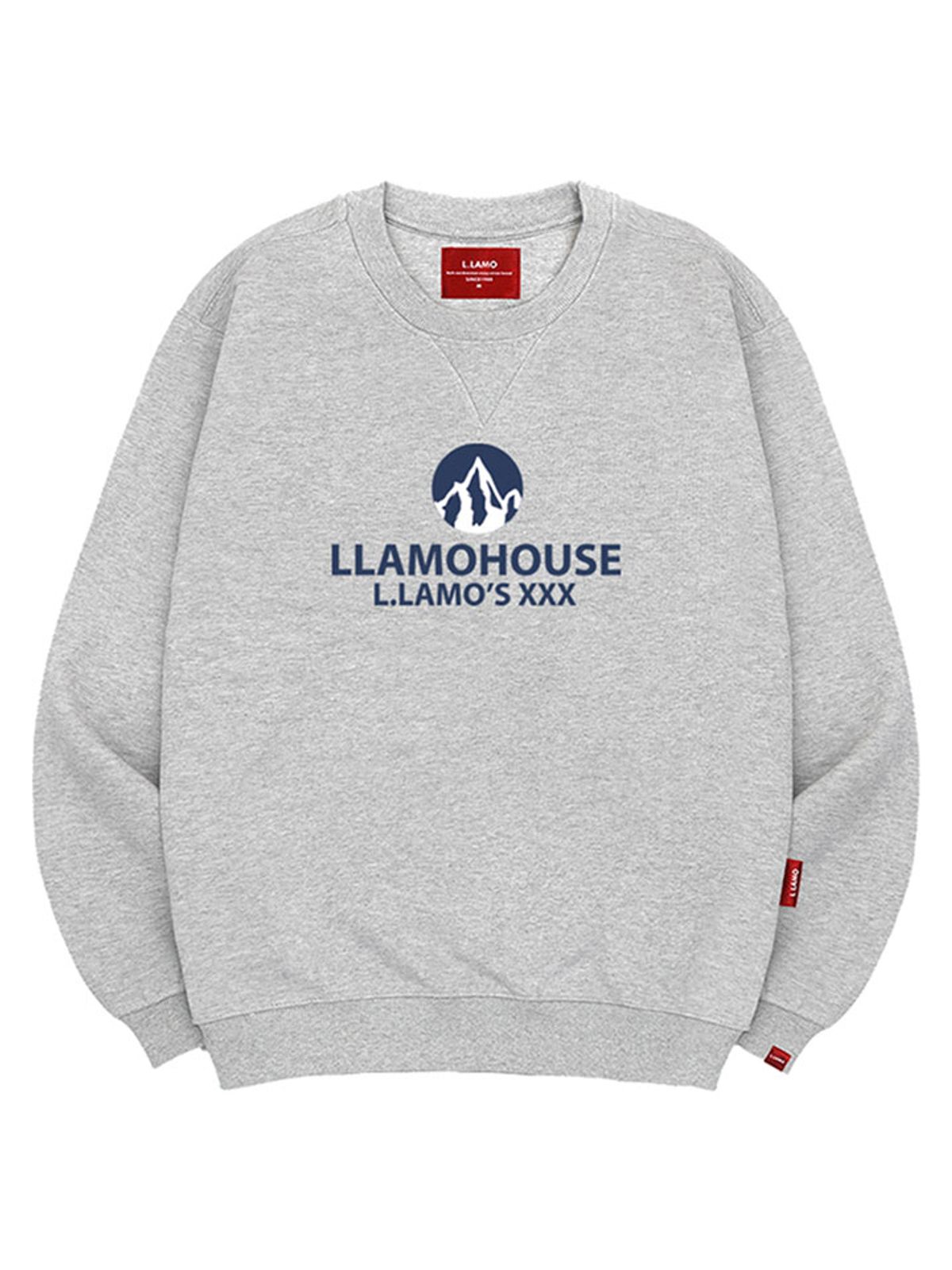 엘라모(LLAMO) 엘라모하우스 맨투맨 남녀공용 빅사이즈 S~4XL