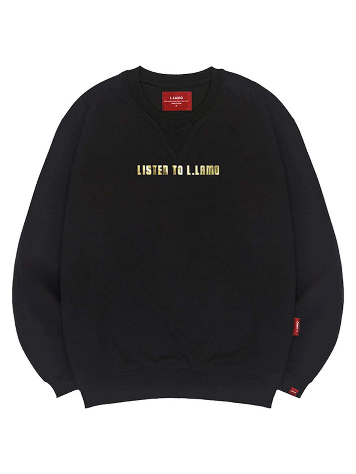 엘라모(LLAMO) 골드리슨 맨투맨 남녀공용 빅사이즈 S~4XL