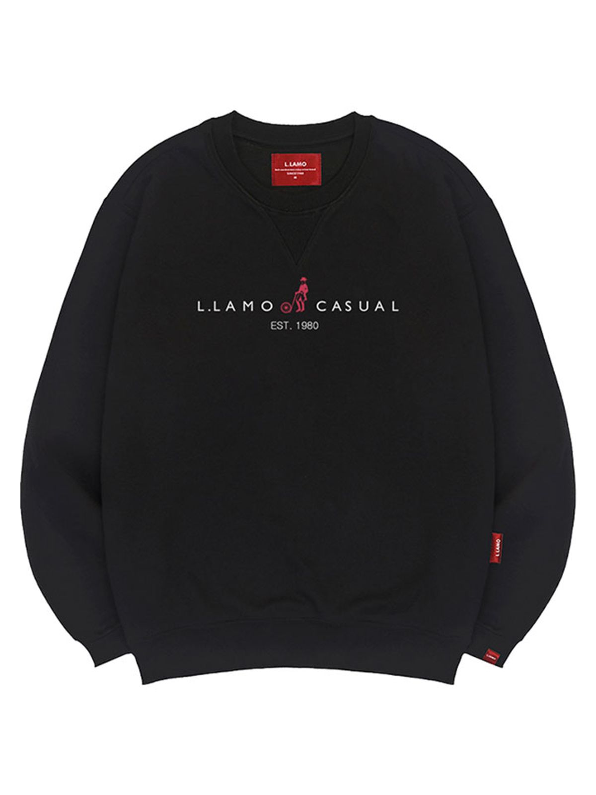 엘라모(LLAMO) 캐주얼엘라모 맨투맨 남녀공용 빅사이즈 S~4XL