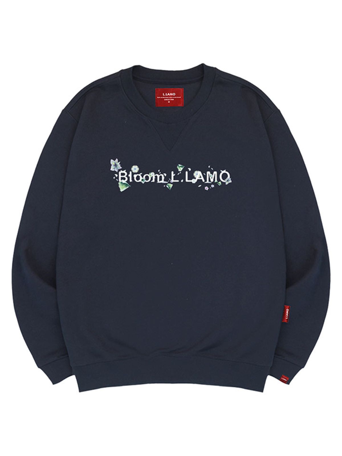 엘라모(LLAMO) 블룸 맨투맨 남녀공용 빅사이즈 S~4XL