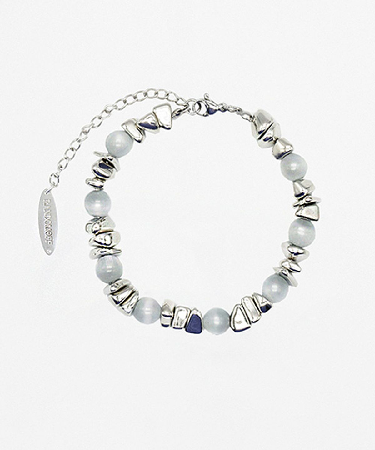 랜덤오프(RANDOMOFF) Gray Gemstone Bracelet