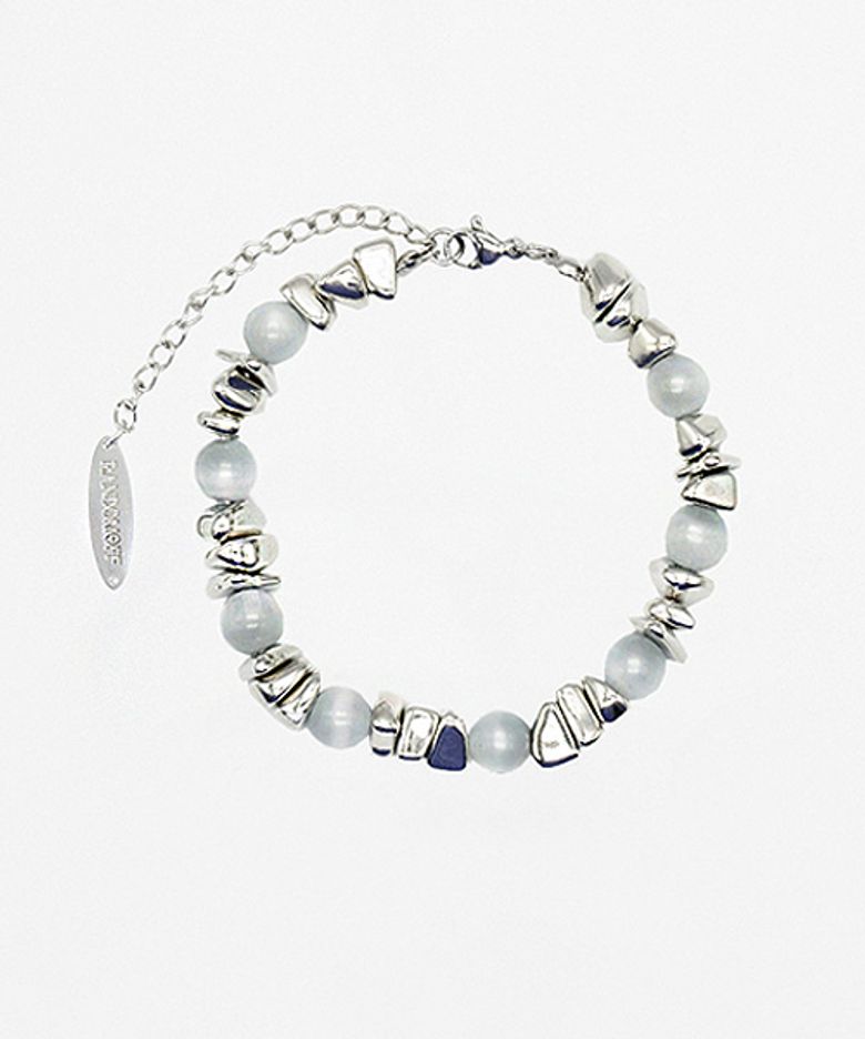 Gray Gemstone Bracelet