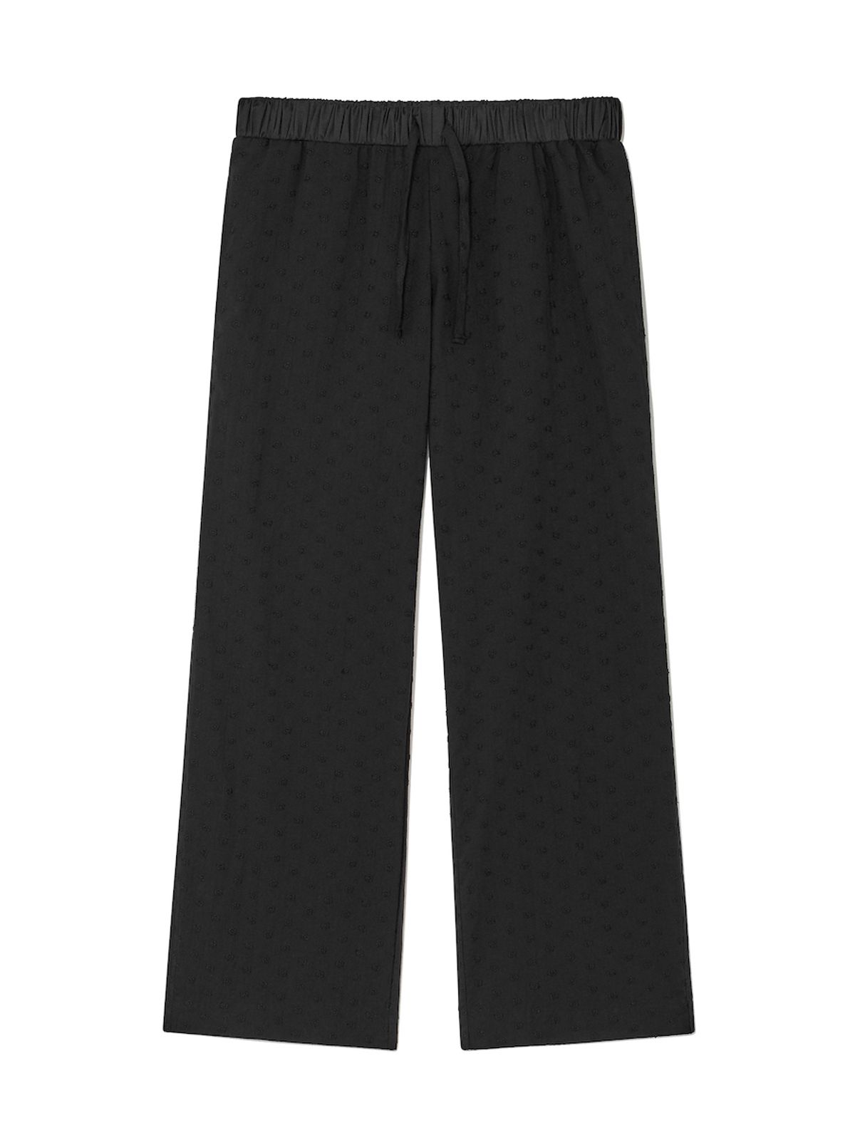 글로니(GLOWNY) SOPHIES EYELET PANTS (BLACK)