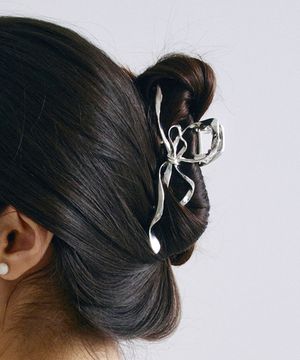 HSU013 Metal ribbon hair clip