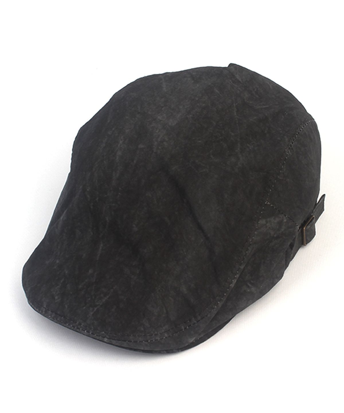 유니버셜 케미스트리(UNIVERSAL CHEMISTRY) Bio Washing Side Belt Black Huntingcap 헌팅캡