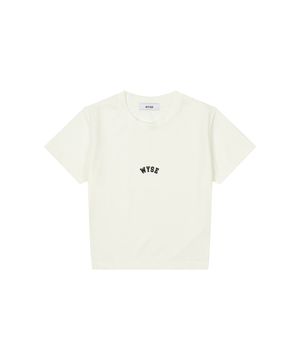 쿨링 뉴 로고 크롭 반팔티 (화이트)